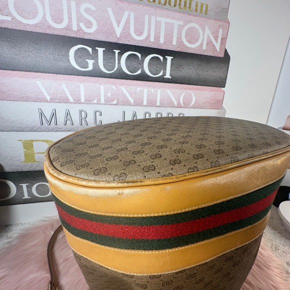 Gucci Shoulder Bag Sherry line Brown PVC - Picture 11 of 16